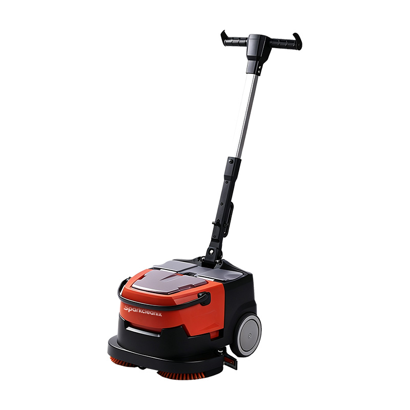 Low Noise Wholesale High Quality Walk-Behind Electric Cleaning Machine Floor Scrubber Burnishing Micro Floor Sweeper