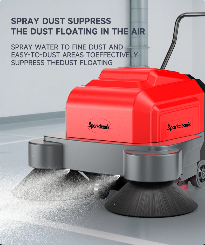 hand push walk behind floor sweeper