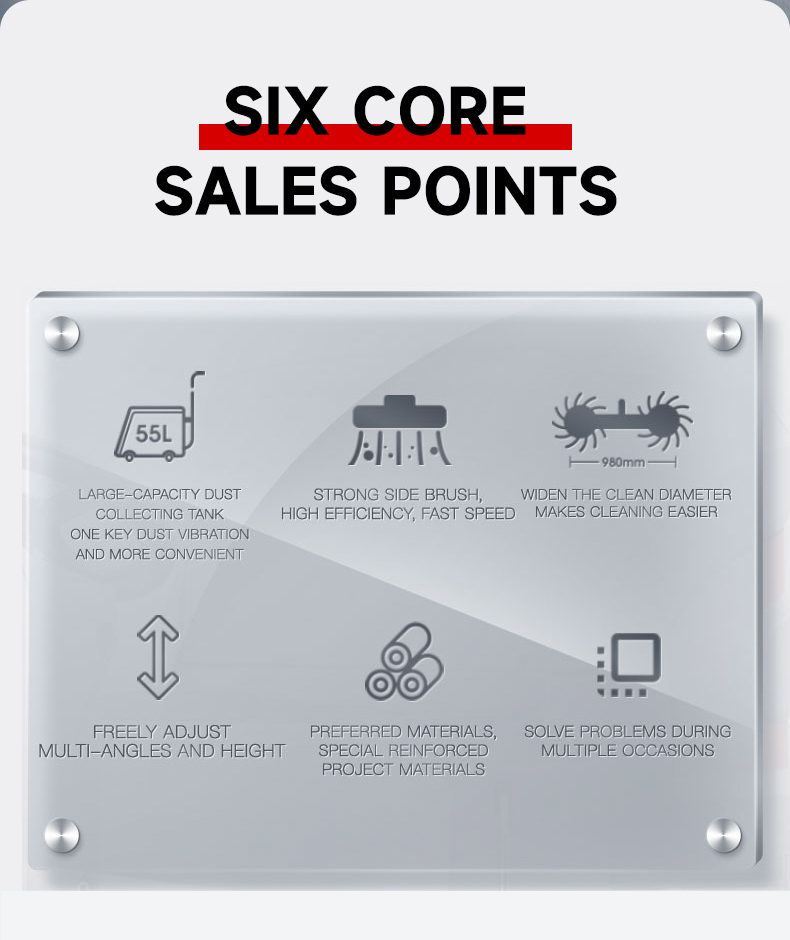 Manual floor sweeper 