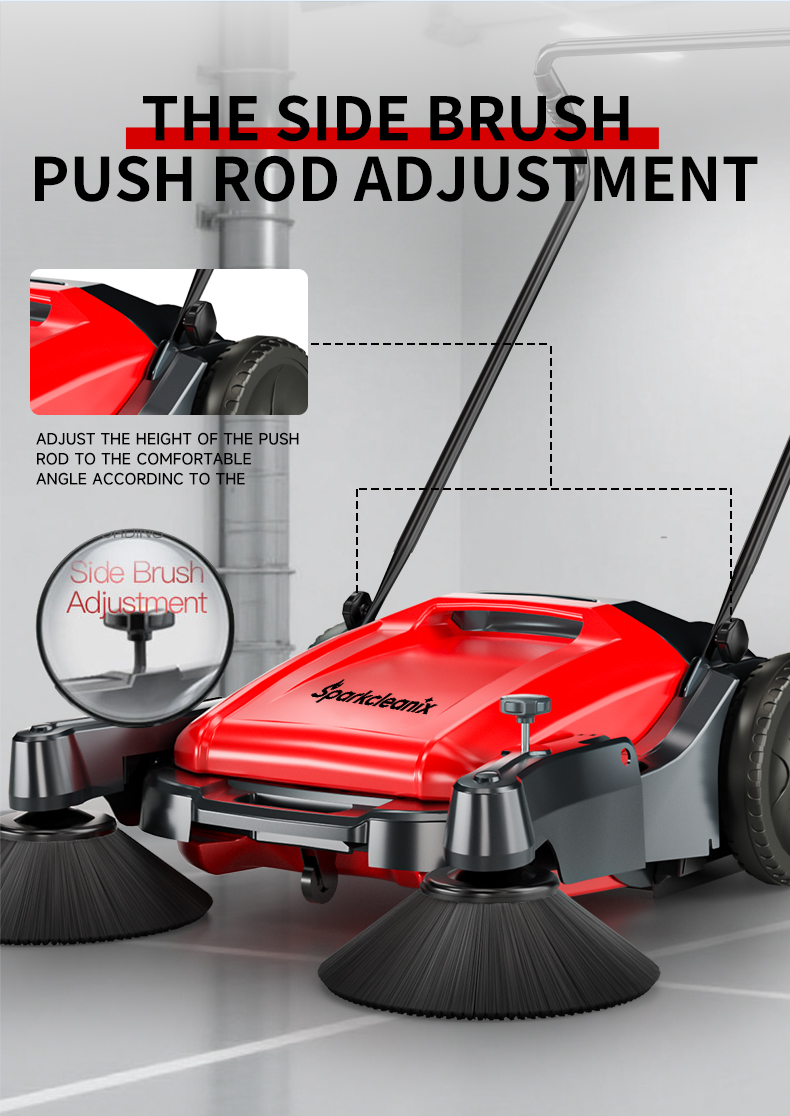 Manual floor sweeper 