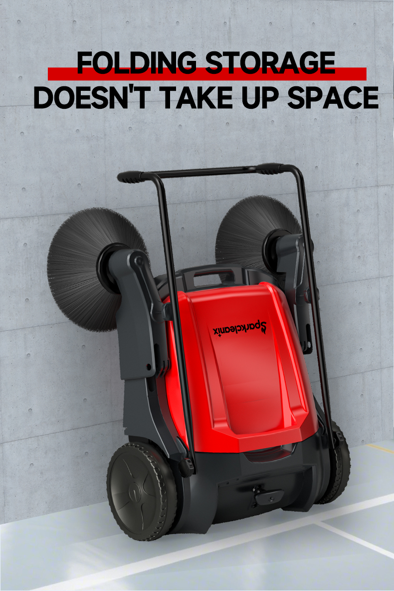 Manual floor sweeper 