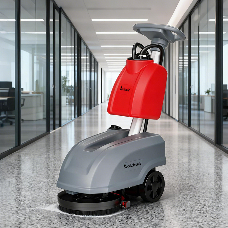 Walk behind floor scrubber 