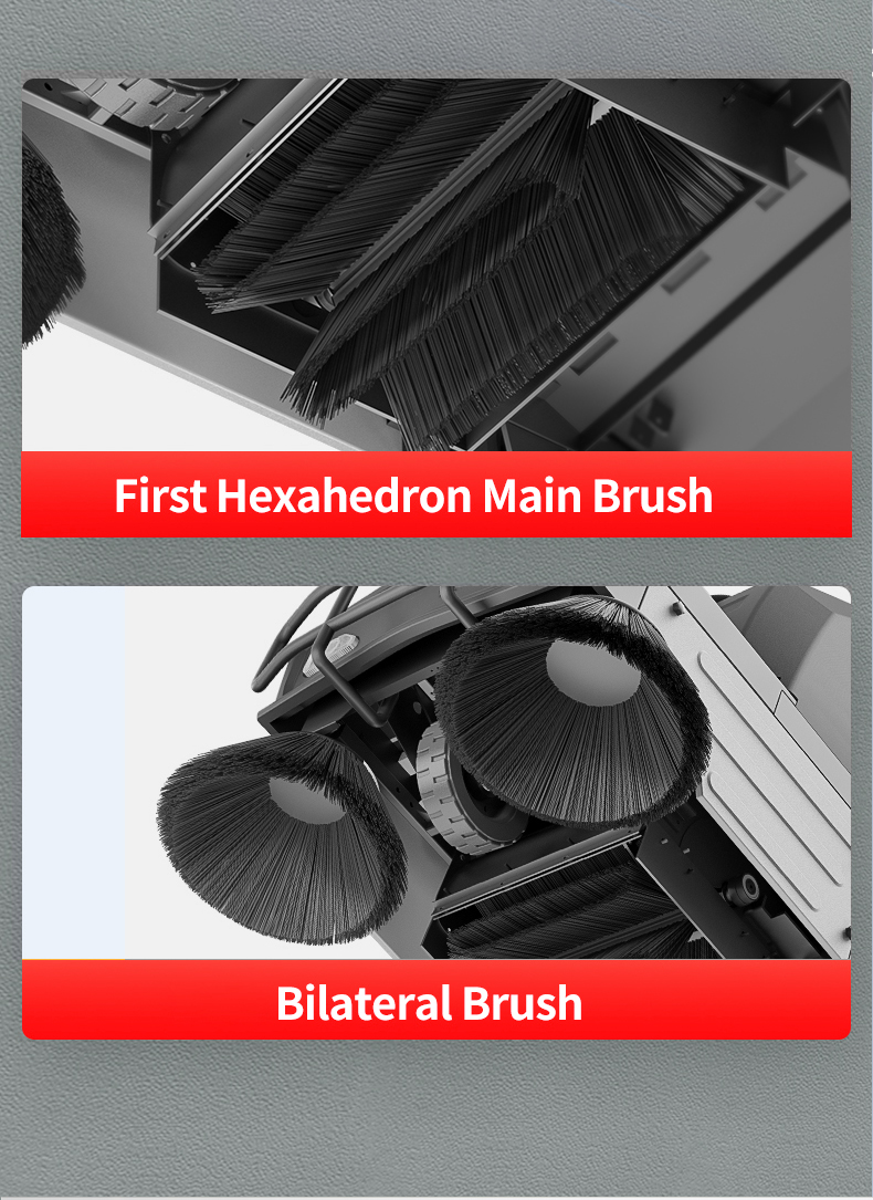 Ride on electric floor sweeper 