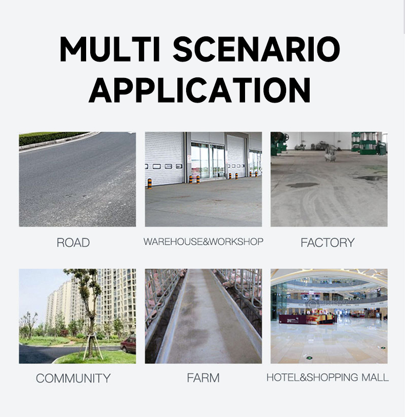 electric outdoor full-closed ride on cleaning truck