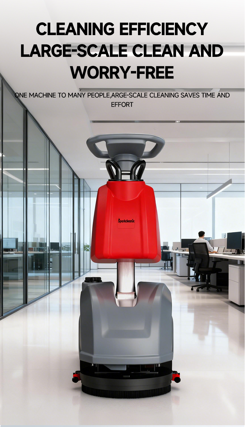 walk behind floor scrubber