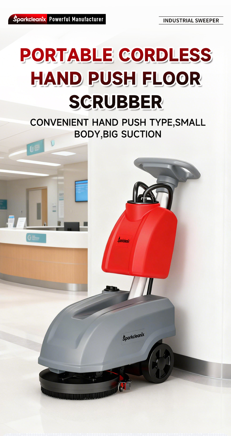 walk behind floor scrubber