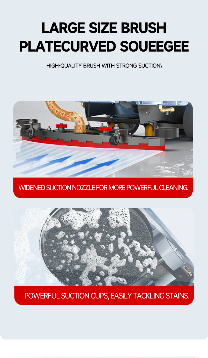 electric floor scrubber