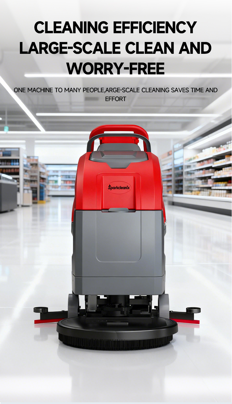 electric floor scrubber