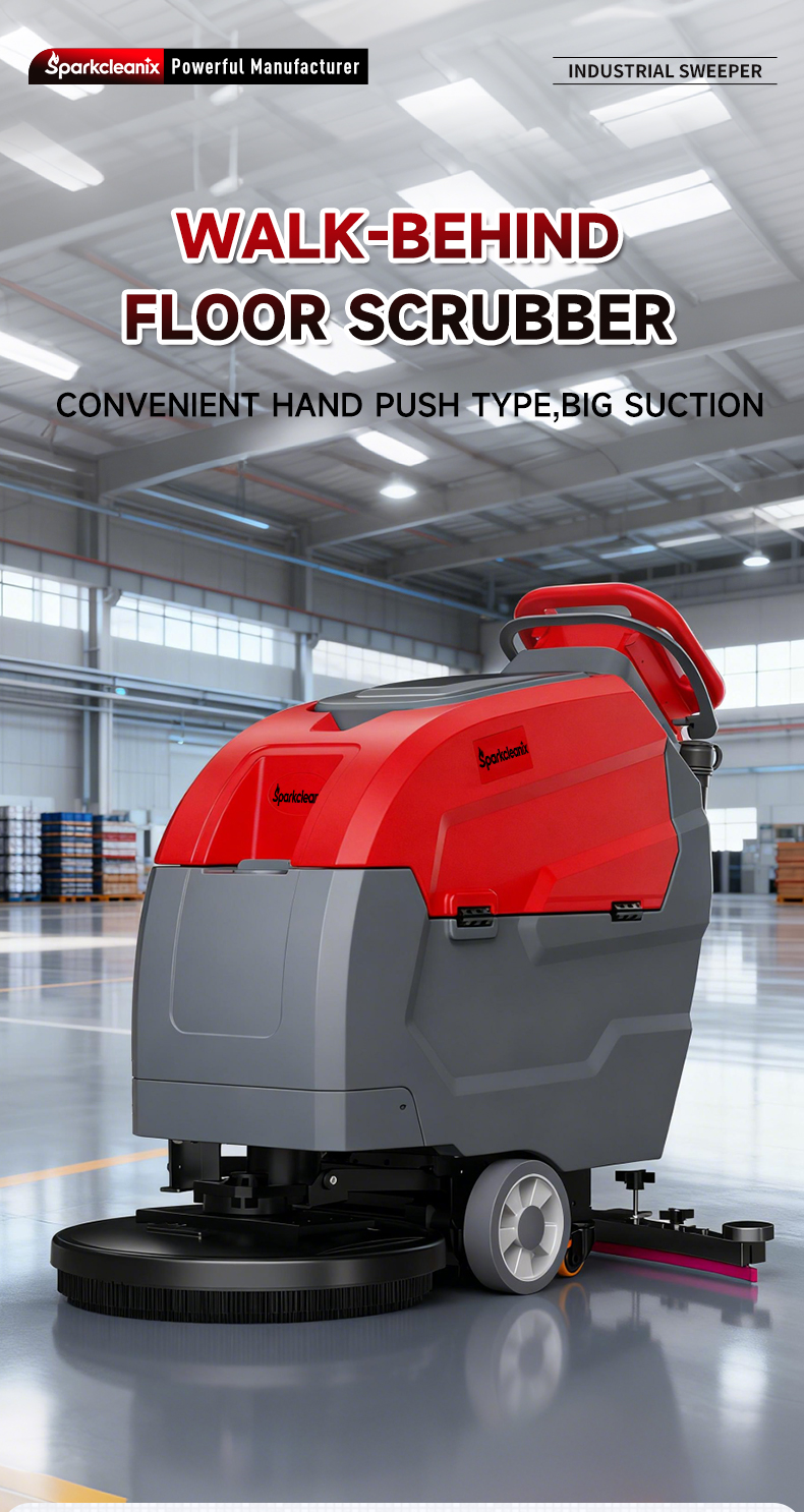 electric floor scrubber