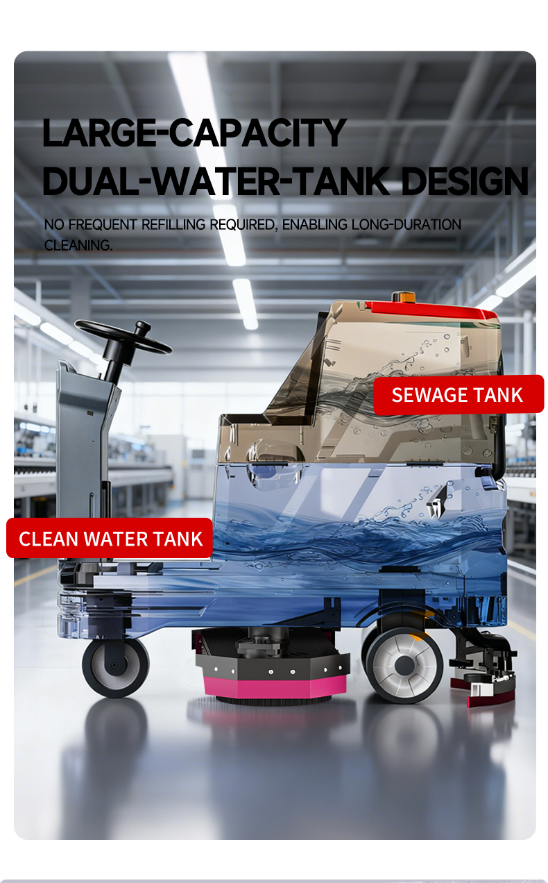 Small Ride on Floor Sweeper 