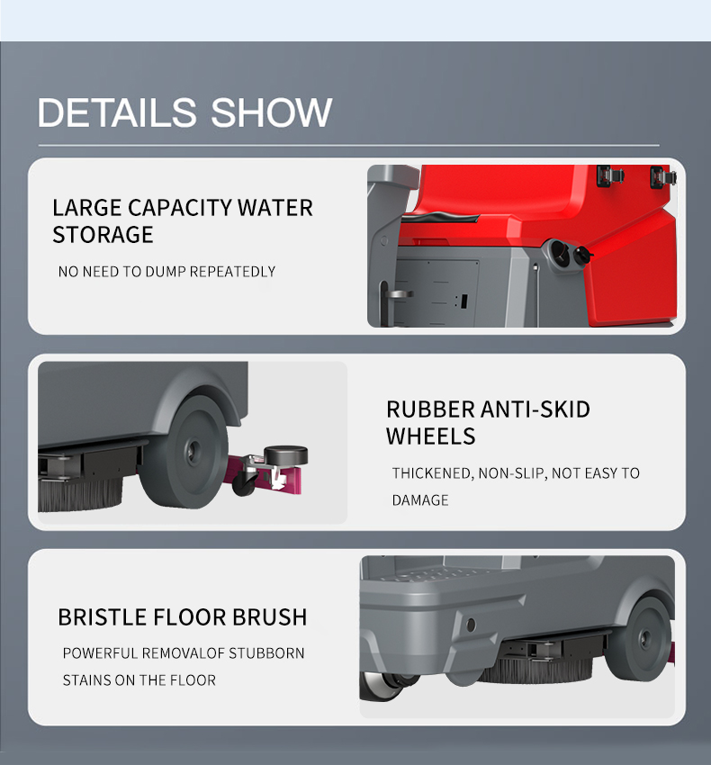 industrial floor scrubber