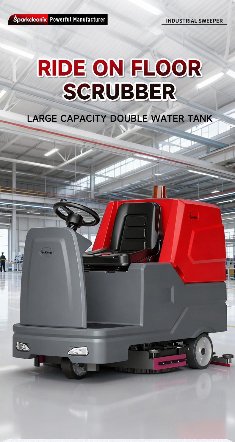 electric floor scrubber machine