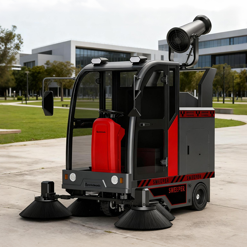 Full Enclosed Floor Sweeper Car 