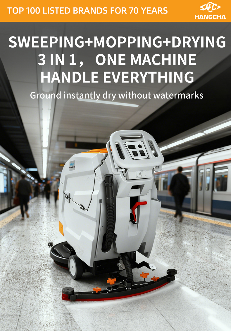 self propelled walk behind floor scrubber 