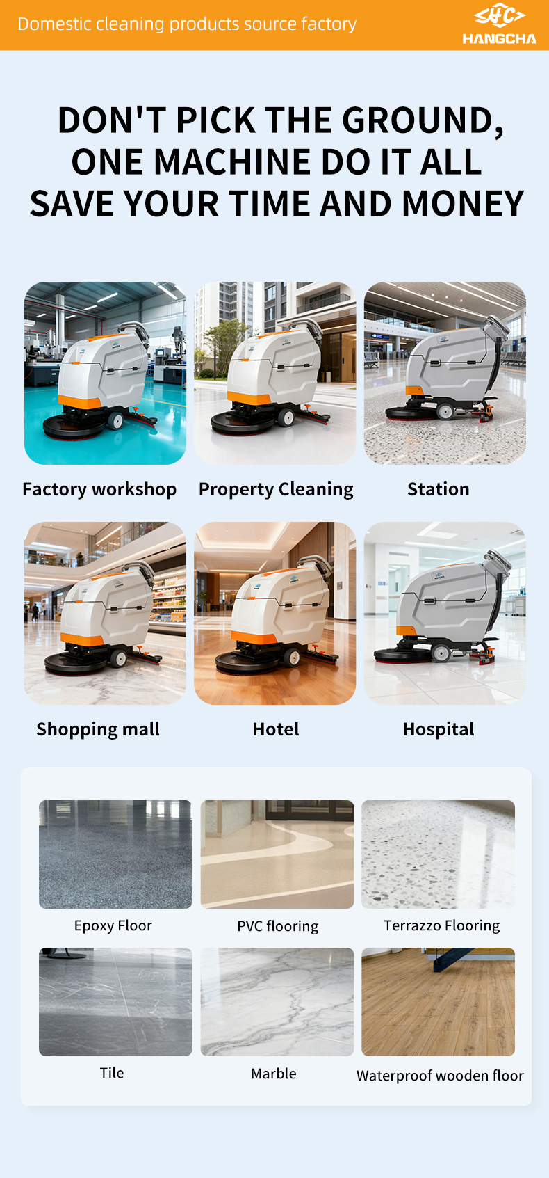 self propelled walk behind floor scrubber 