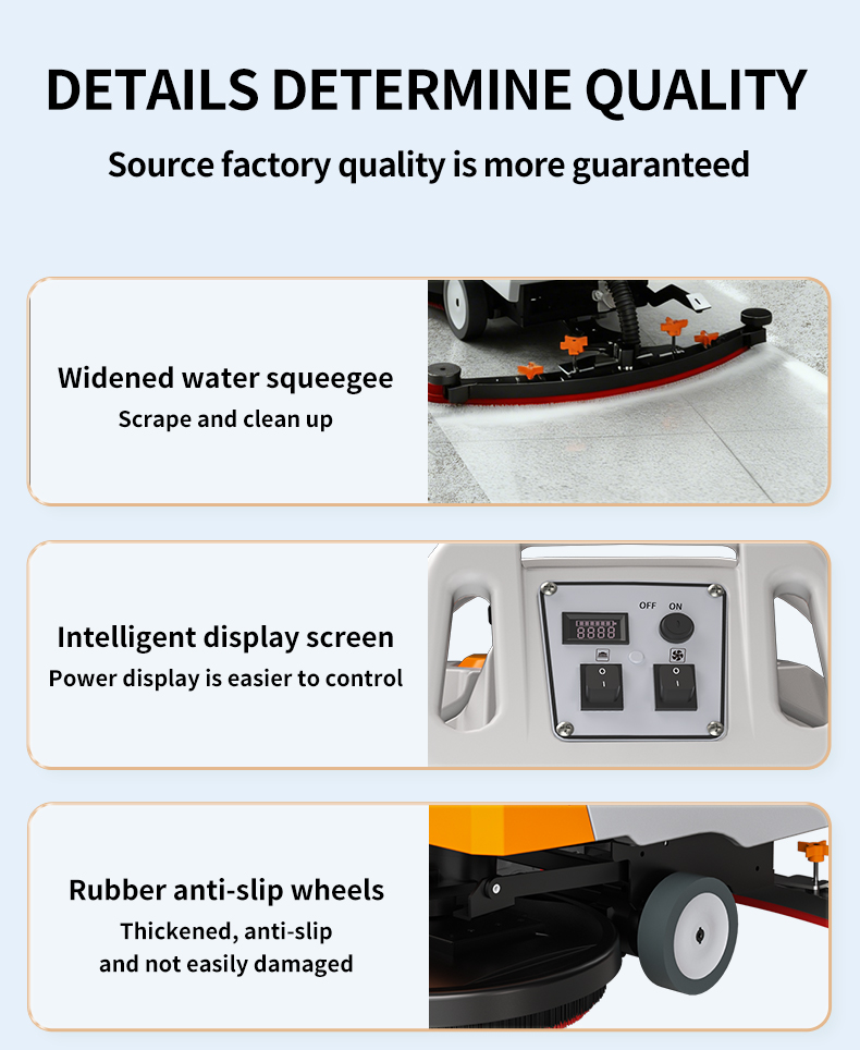 self propelled walk behind floor scrubber 