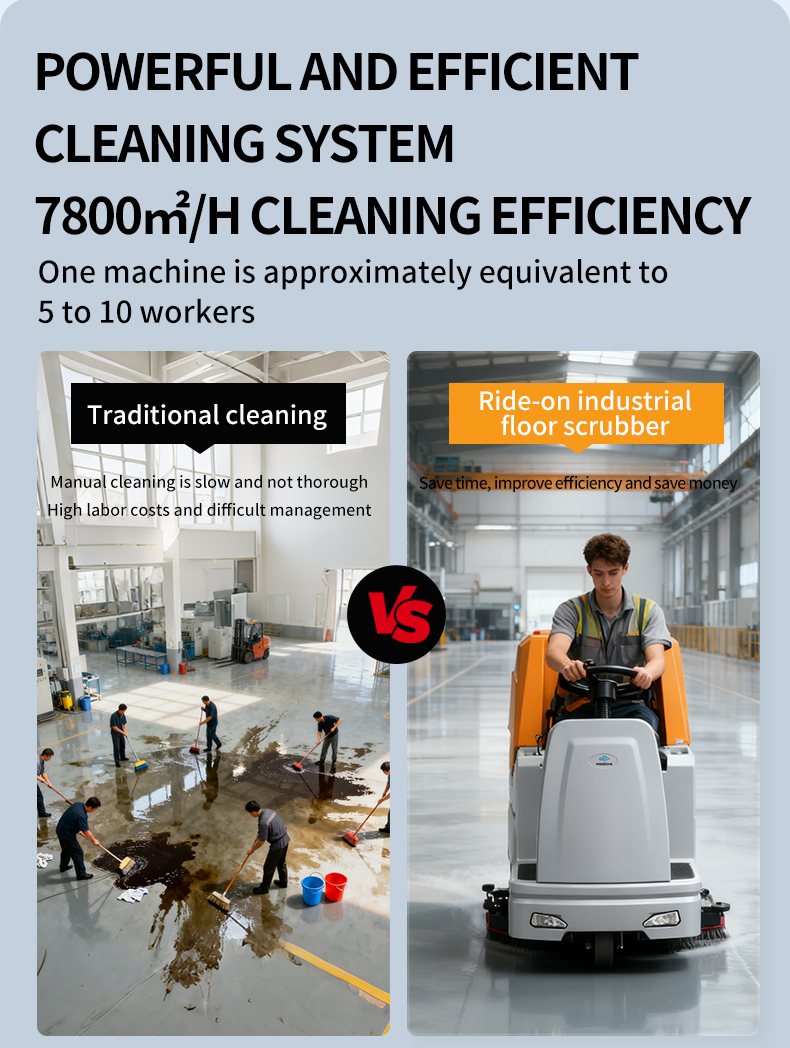 ride on floor scrubber 