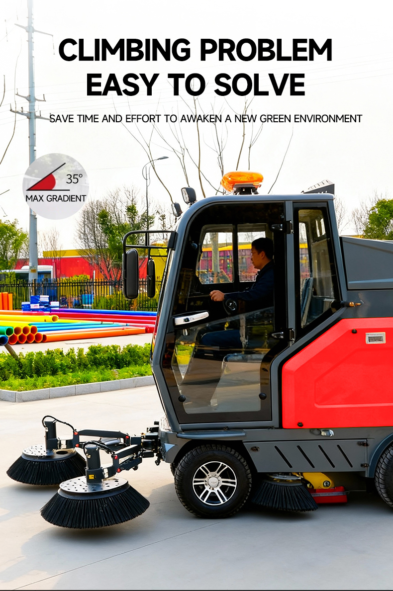 road street sweeper truck