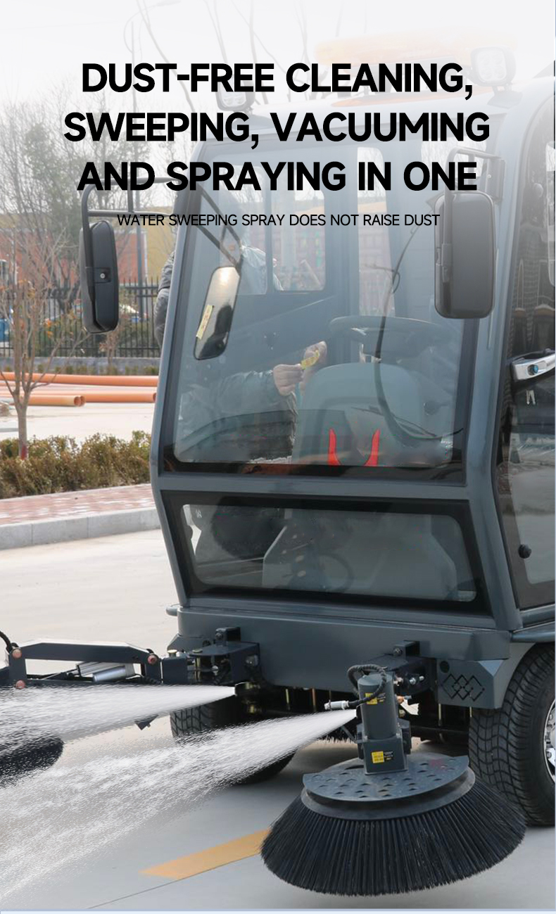 road street sweeper truck