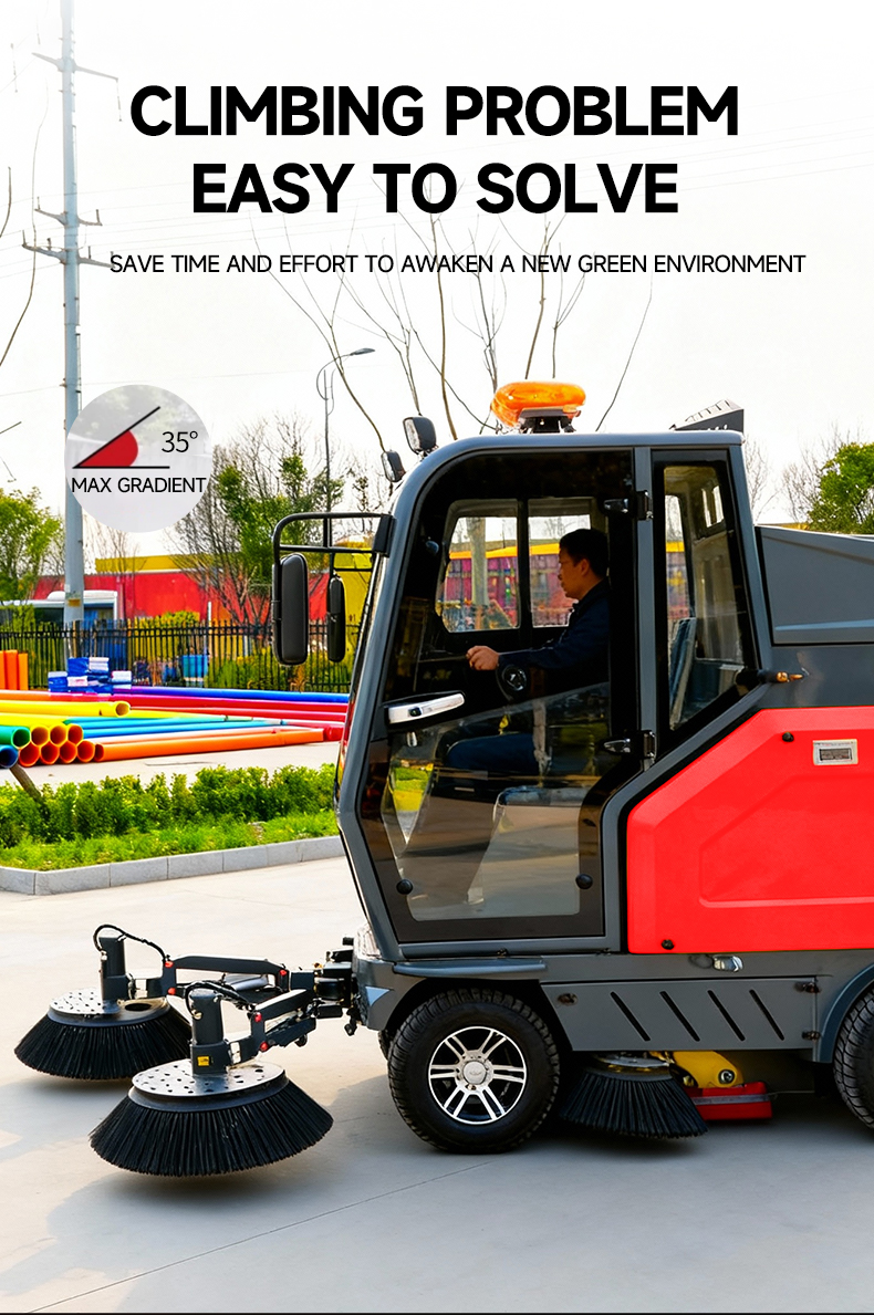 road street sweeper truck