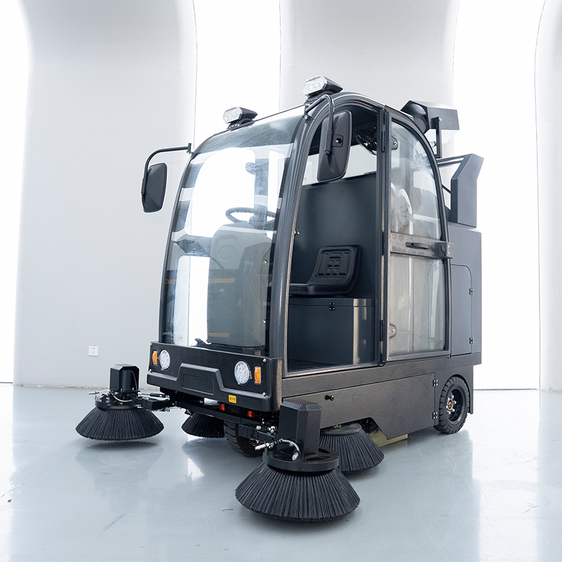 Industrial Floor Sweeper Car