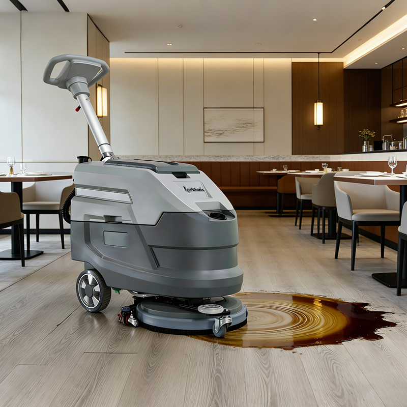 Industrial Floor Scrubber