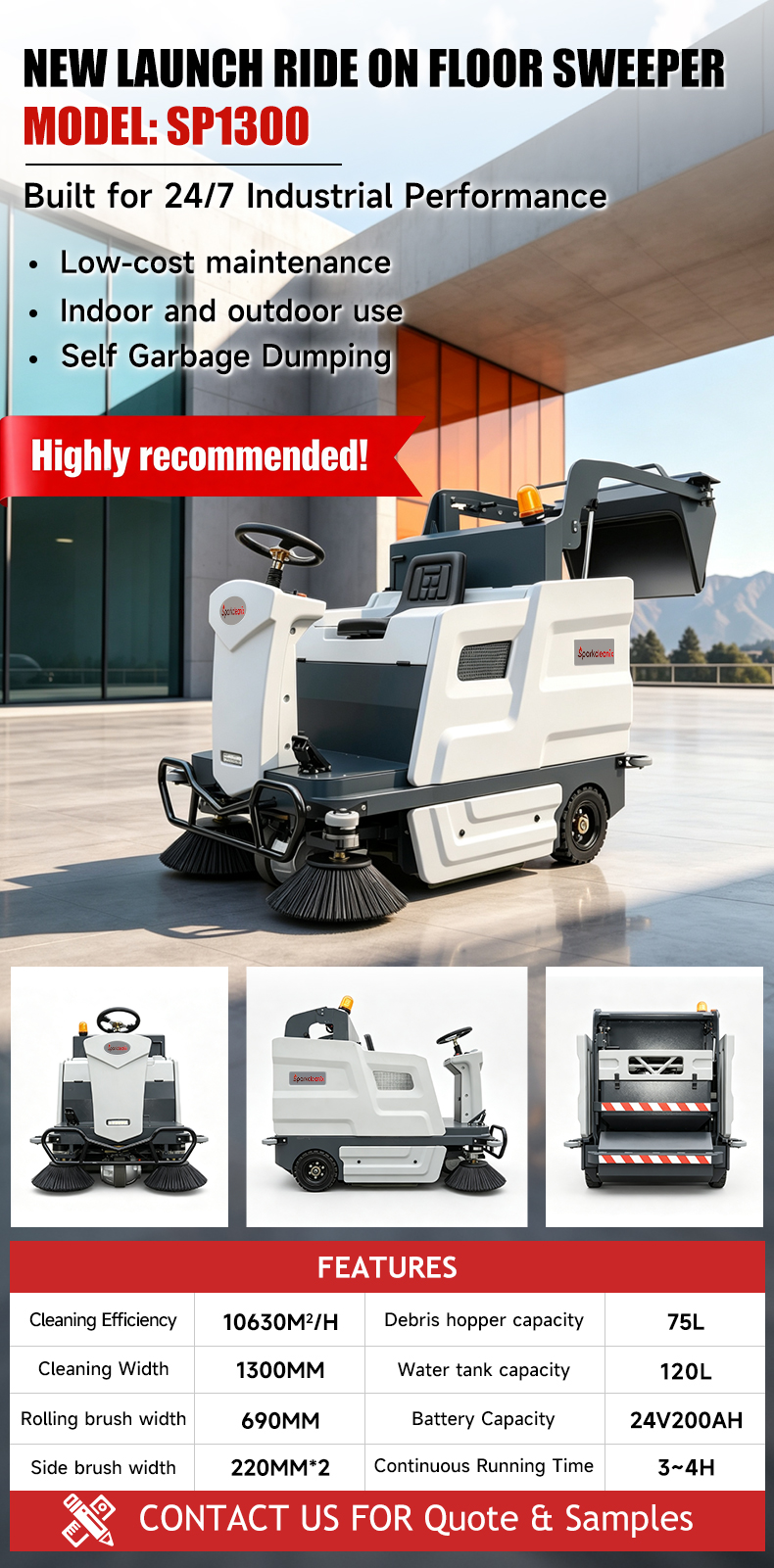 Ride on Floor Sweeper 